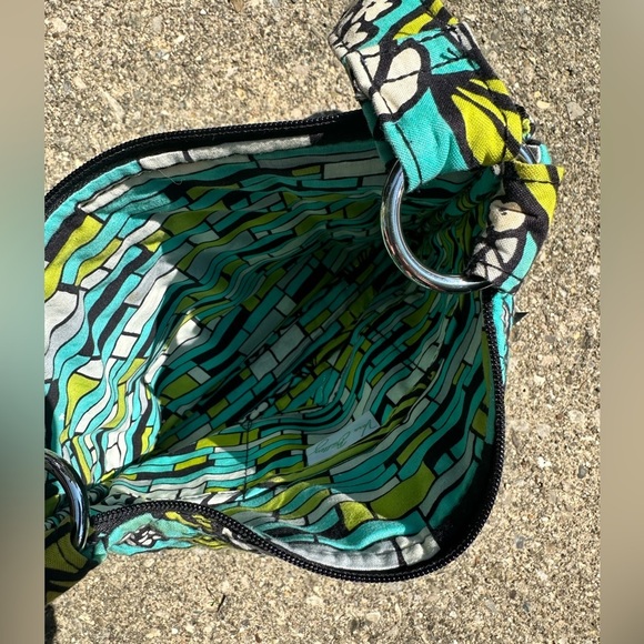 Vera Bradley - Island Blooms - Triple Zip Hipster Crossbody Purse Retired Design - Picture 5 of 6